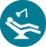 Icon of a person in the dental chair