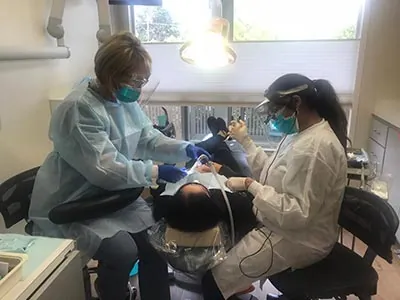 pediatric patient receiving dental work at Sunnyvale Family and Cosmetic Dentistry