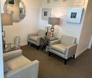 waiting area at Sunnyvale Family and Cosmetic Dentistry